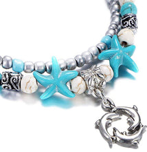 Load image into Gallery viewer, Dolphin Charm Starfish Anklet Or Bracelet
