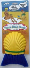 Load image into Gallery viewer, Beach Sand Brush - 'The Original Beach Body Brush' - Yellow/Blue - NEW